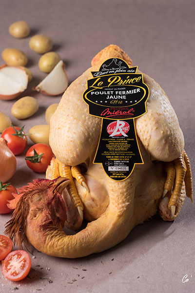 Poulet fermier jaune