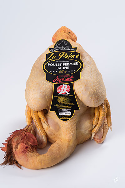 Poulet fermier jaune