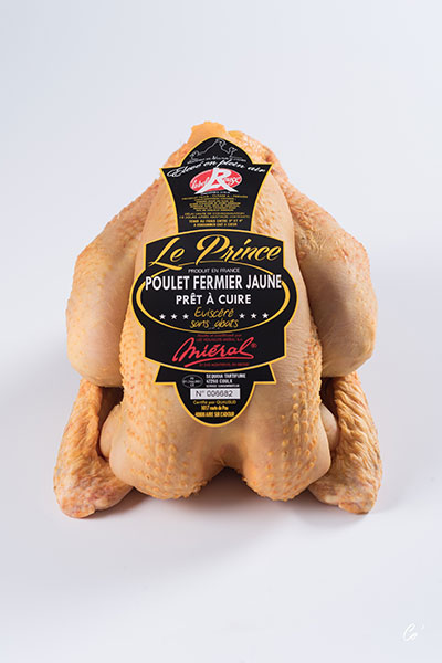 Poulet fermier jaune