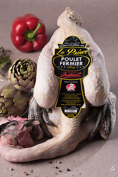 Poulet fermier noir