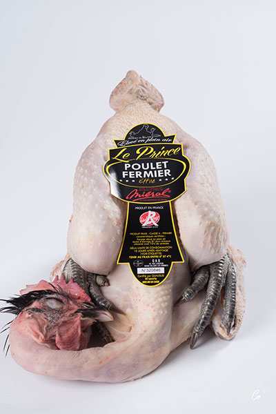 Poulet fermier noir