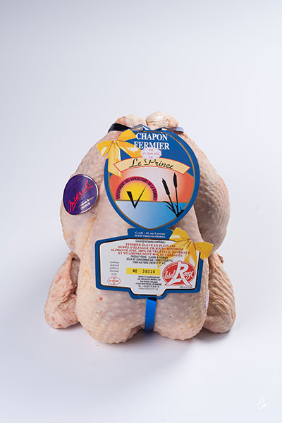 Free range capon ‘’Label Rouge’’ ’’Prince de Dombes’’